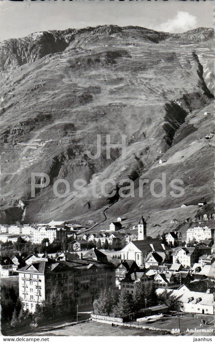 Andermatt - 258 - old postcard - Switzerland - unused - JH Postcards