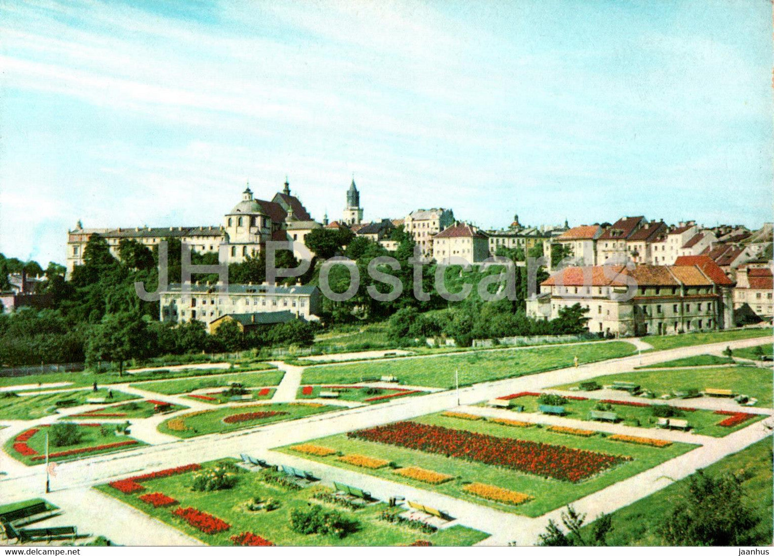 Lublin - Panorama Starego Miasta - Panorama of the Old Town - Poland - unused - JH Postcards