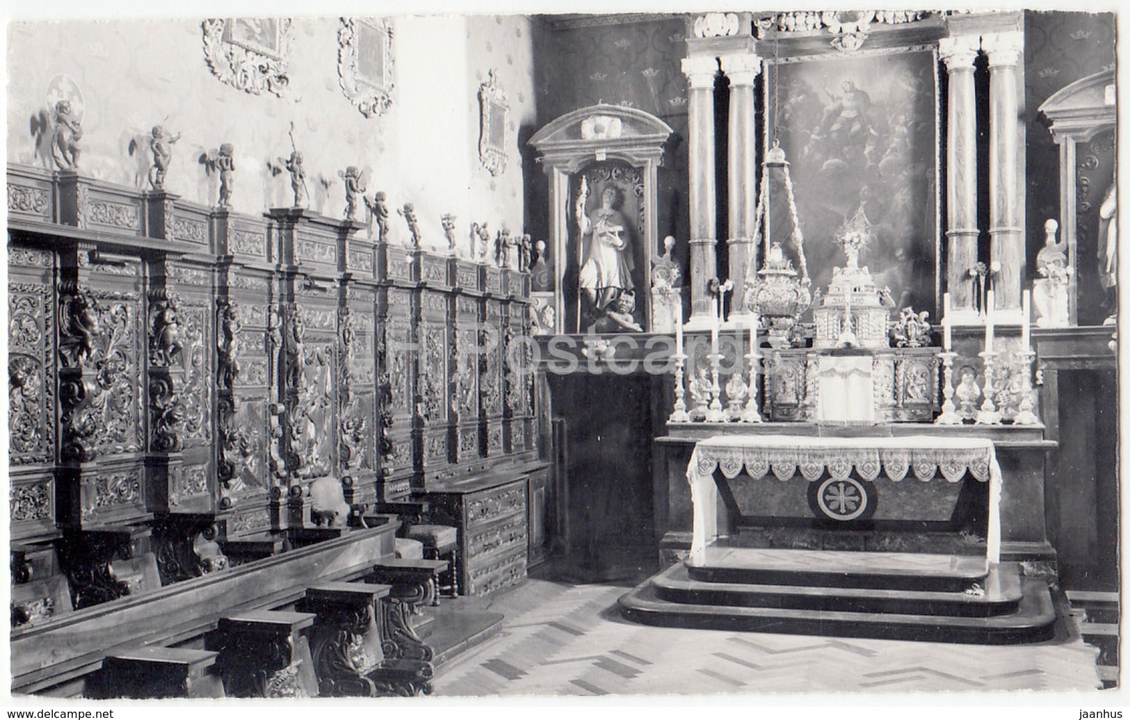 Eglise de l'Hospice Grand-St-Bernard - church - 5161 - Switzerland - 1963 - used - JH Postcards