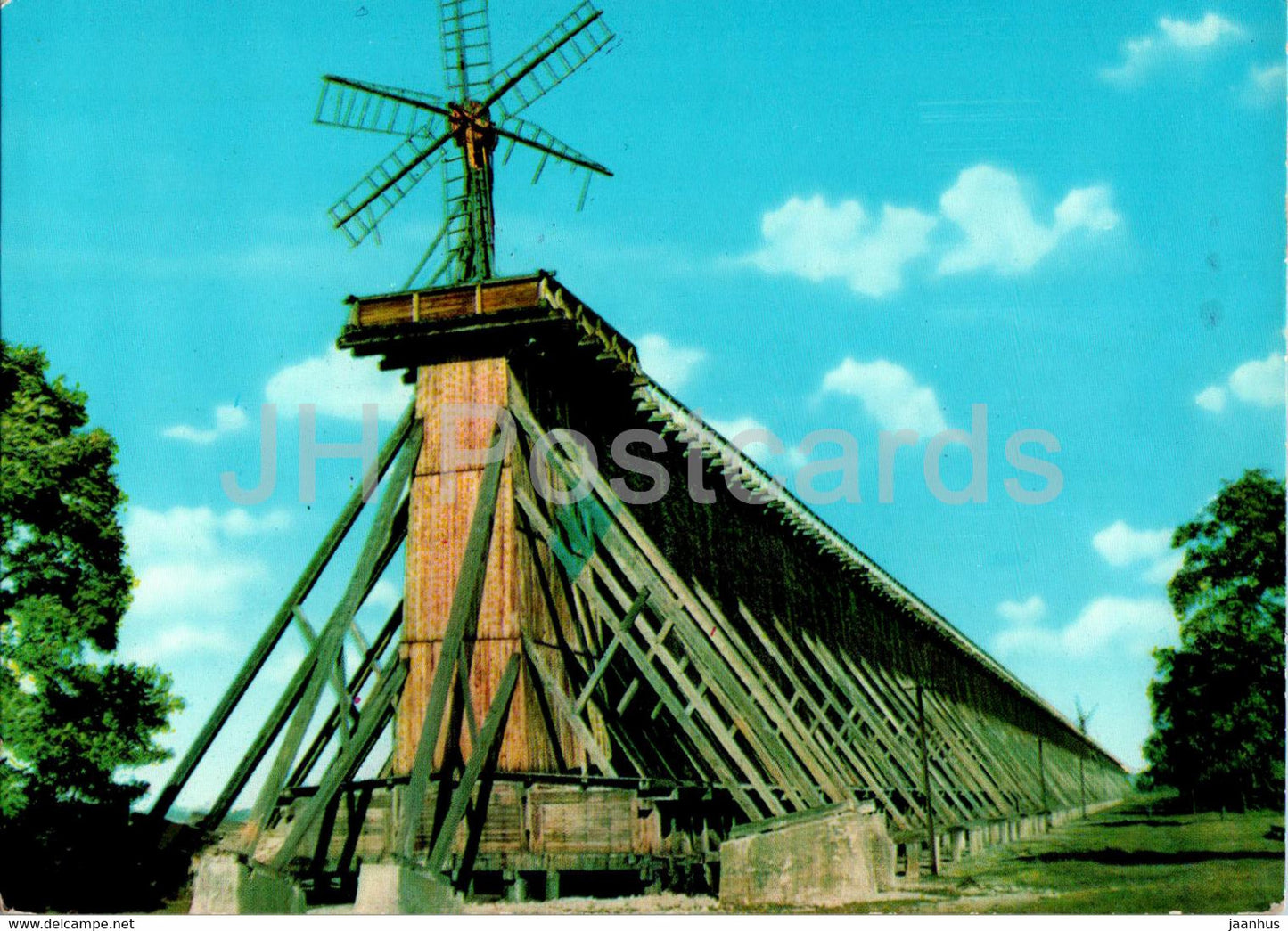 Ciechocinek - Teznie solankowe - Graduation tower - salt production building - Poland - unused - JH Postcards