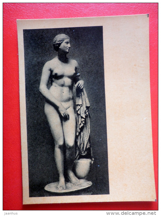 Aphrodite of Cnidus by Praxiteles , IV century BC - Ancient Greece - Antique art - 1961 - Russia USSR - unused - JH Postcards