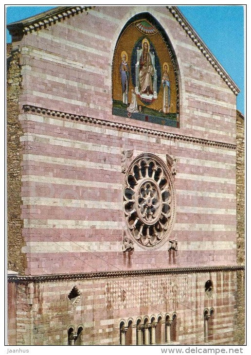 Basilica Cattedrale di S. Feliciano , facciata principale - cathedral - Foligno - Umbria - 83 - Italia - Italy - unused - JH Postcards