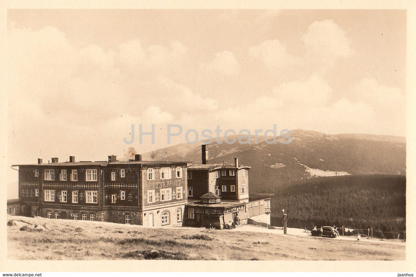 Krkonose - Spindleruv Mlyn - Zotavovna ROH - Petrova Bouda - old postcard - Czechoslovakia - Czech Republic - unused - JH Postcards