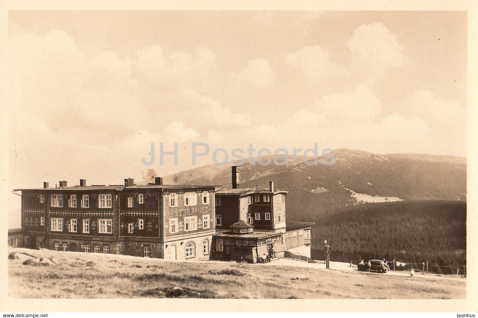 Krkonose - Spindleruv Mlyn - Zotavovna ROH - Petrova Bouda - old postcard - Czechoslovakia - Czech Republic - unused - JH Postcards