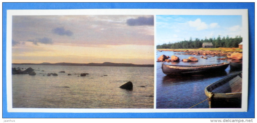 Belomorye - sea - Karjala - Karelia - 1976 - Russia USSR - unused - JH Postcards