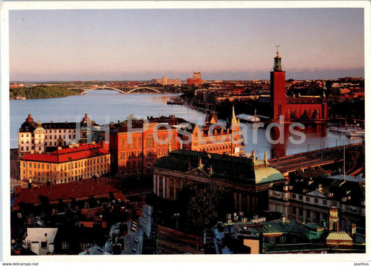 Stockholm - City Hall - 68 - Sweden - used - JH Postcards