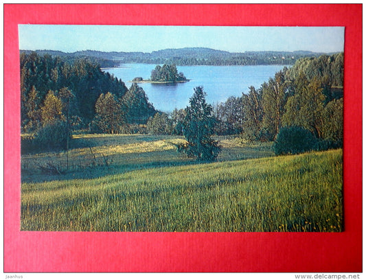 lake Kakisa - Latvian Views - 1987 - Latvia USSR - unused - JH Postcards