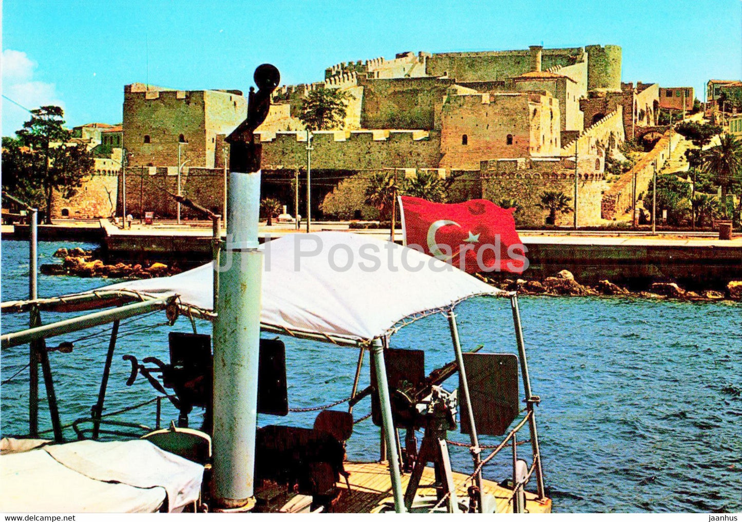 Cesme - Izmir - Citadel - boat - 415 - Keskin - Turkey - used - JH Postcards