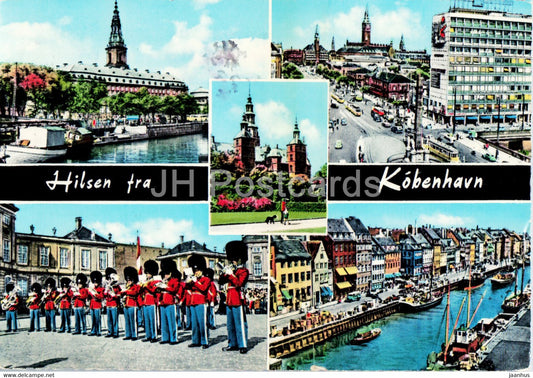 Hilsen fra Kobenhavn - Copenhagen - city views - Denmark - used - JH Postcards