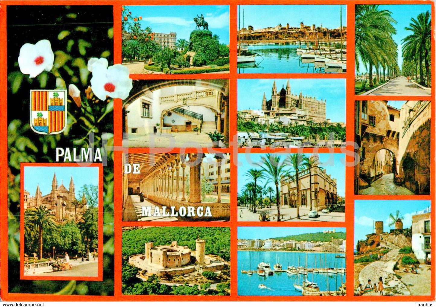 Palma de Mallorca - multiview - 1000 - 1993 - Spain - used - JH Postcards