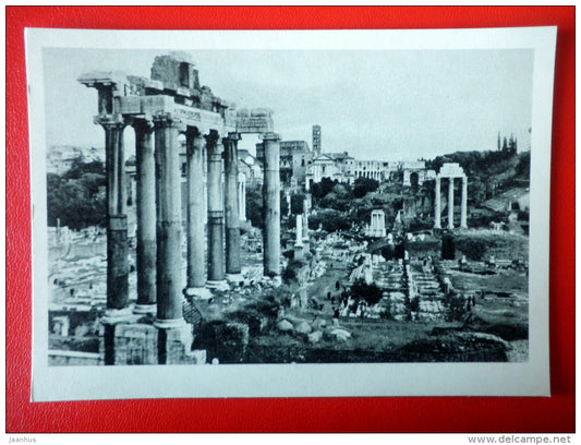 Roman Forum - Architecture of Ancient Rome - 1965 - Russia USSR - unused - JH Postcards