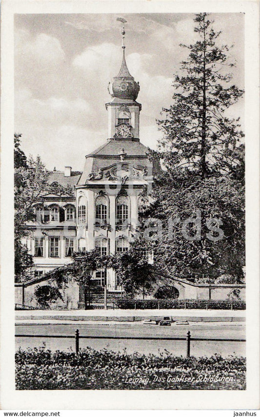 Leipzig - Das Gohliser Schlosschen - castle - old postcard - 1947 - Germany - used - JH Postcards