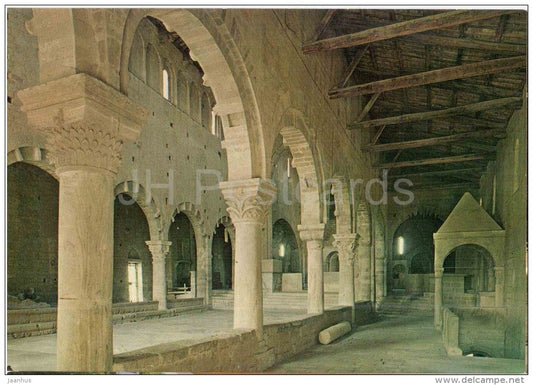 Basilica di S. Pietro , interno - St. Peter`s Basilica - Tuscania - Viterbo - Lazio - 10 - Italia - Italy - unused - JH Postcards