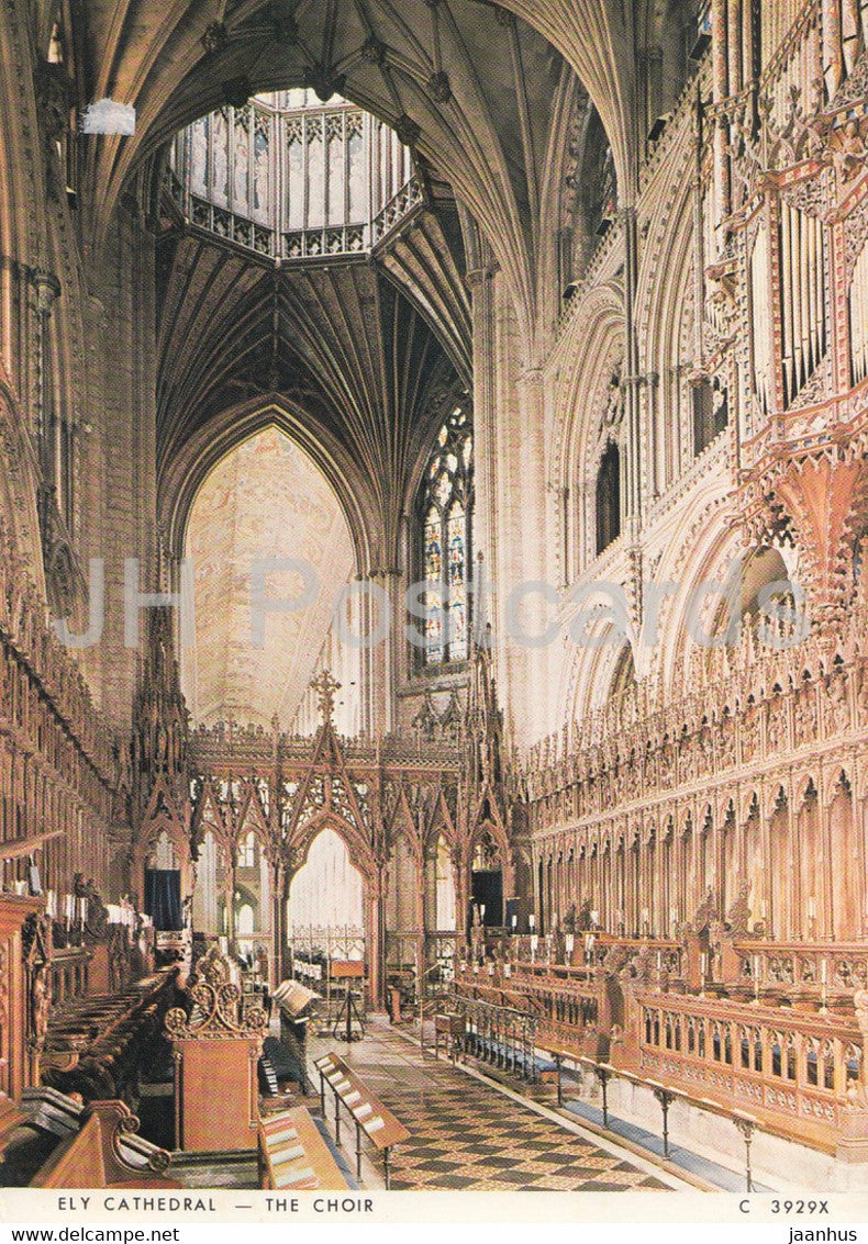 Ely Cathedral - The Choir - England - United Kingdom - unused - JH Postcards