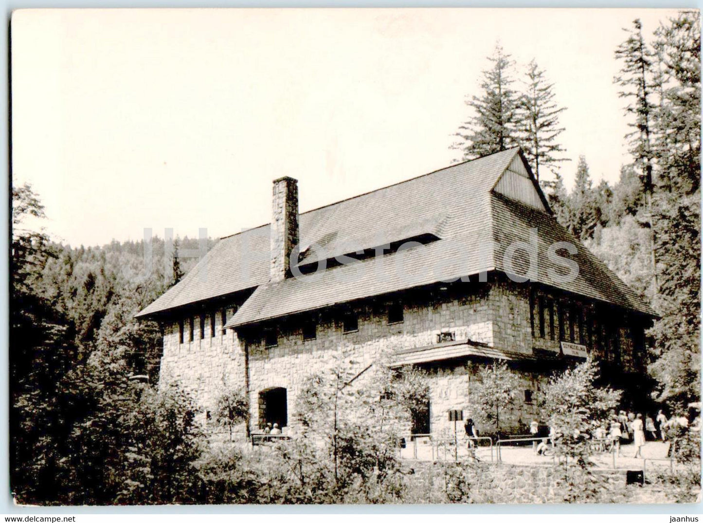 Szyndzielnia - Dolna stacija kolejki linowej - the lower station of the cable railway - cable car - Poland - unused - JH Postcards