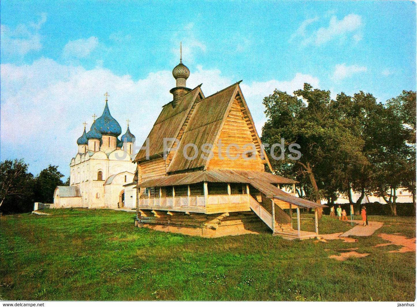 Suzdal - Nikolsky wooden church - postal stationery - 1981 - Russia USSR - unused - JH Postcards