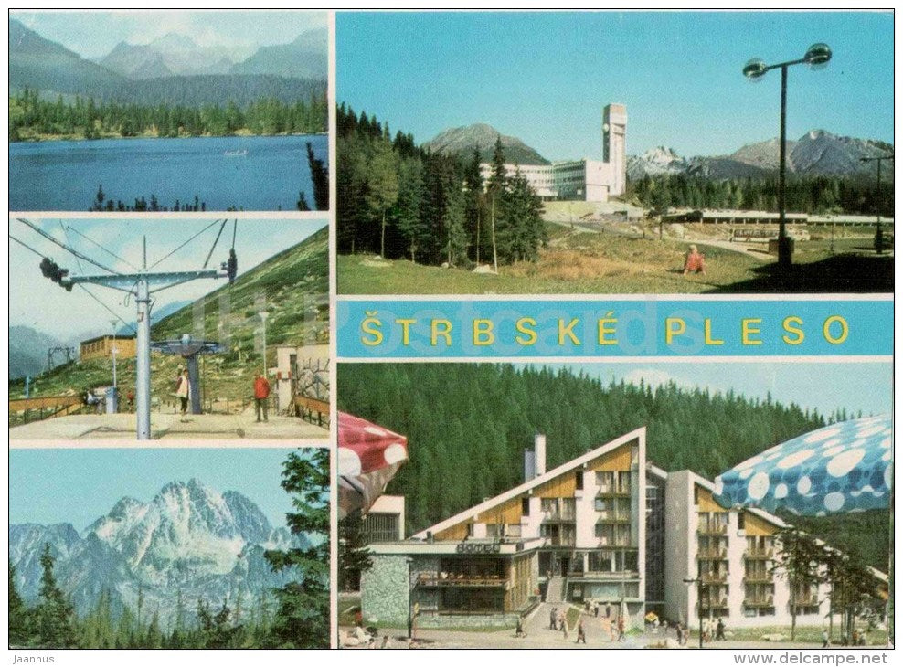 Strbske Pleso - Vysoke Tatry - High Tatras - Czechoslovakia - Slovakia - used 1973 - JH Postcards