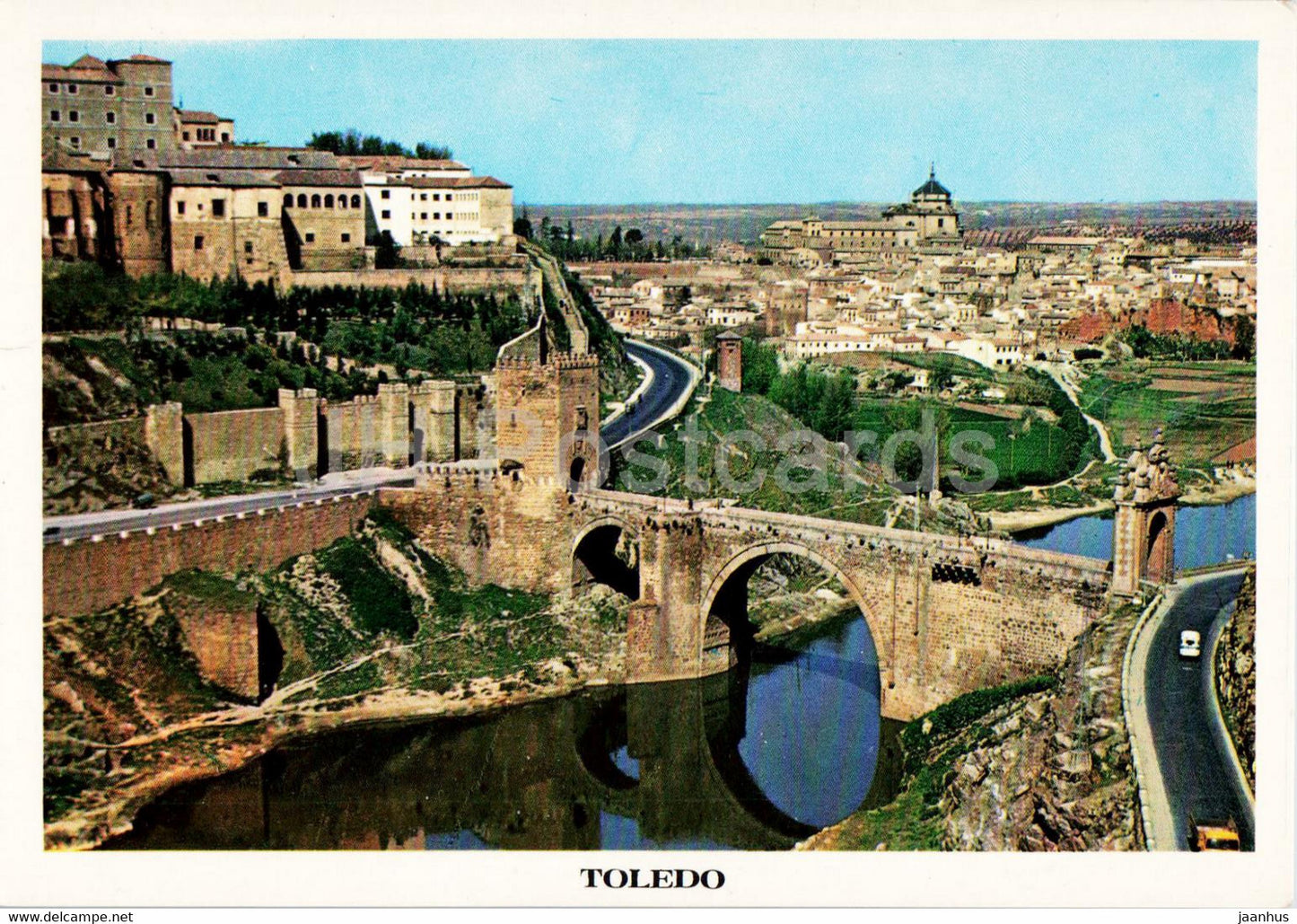 Toledo - Puente de Alcantara y vista parcial - bridge - view - 3 - Spain - unused - JH Postcards