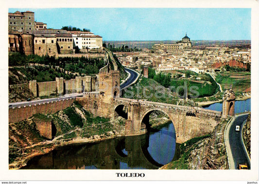 Toledo - Puente de Alcantara y vista parcial - bridge - view - 3 - Spain - unused - JH Postcards