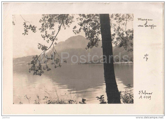 Morgen am See - Germany - 1944 gelaufen - JH Postcards