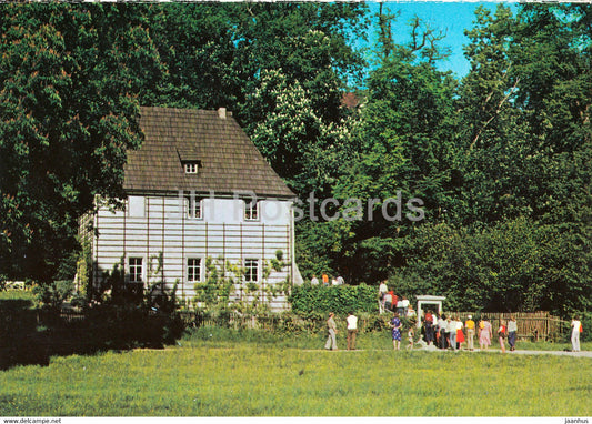 Weimar - Goethe Gartenhaus im Park an der Ilm - DDR Germany - unused - JH Postcards