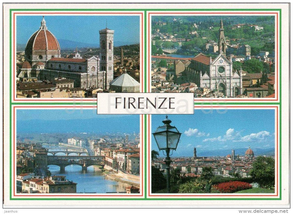 church - cathedral - Firenze - Florence - CEB 615 - Italia - Italy - unused - JH Postcards