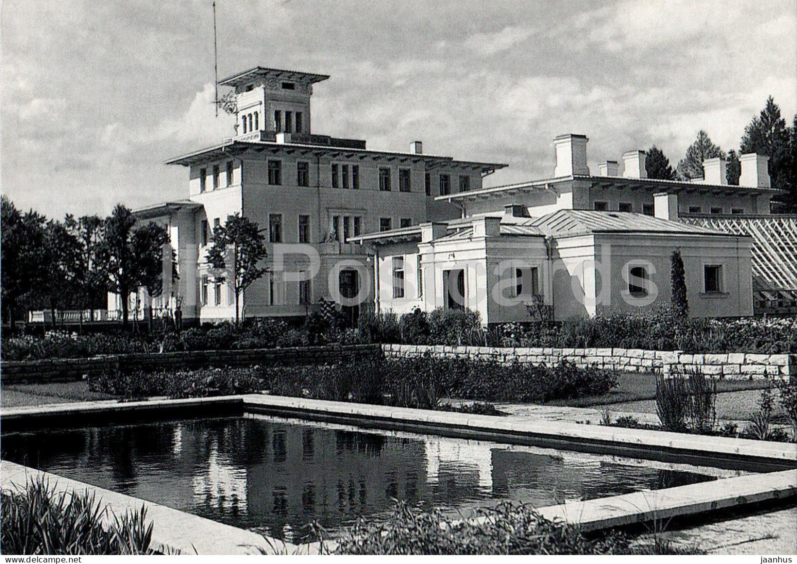 Oru Loss - Oru mansion - A view from the south east - REPRODUCTION - castle - Estonia - unused - JH Postcards