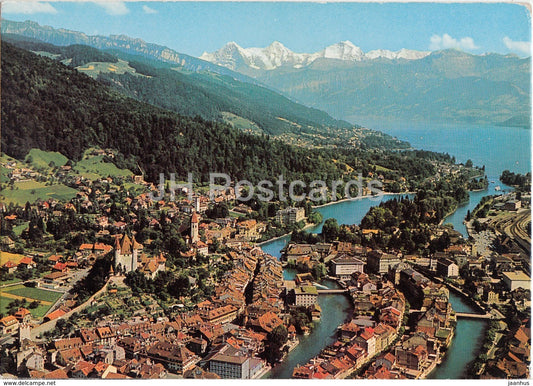 Thoune - Thun - Eiger - Monch - Jungfrau -  8679 - 1974 - Switzerland - used - JH Postcards