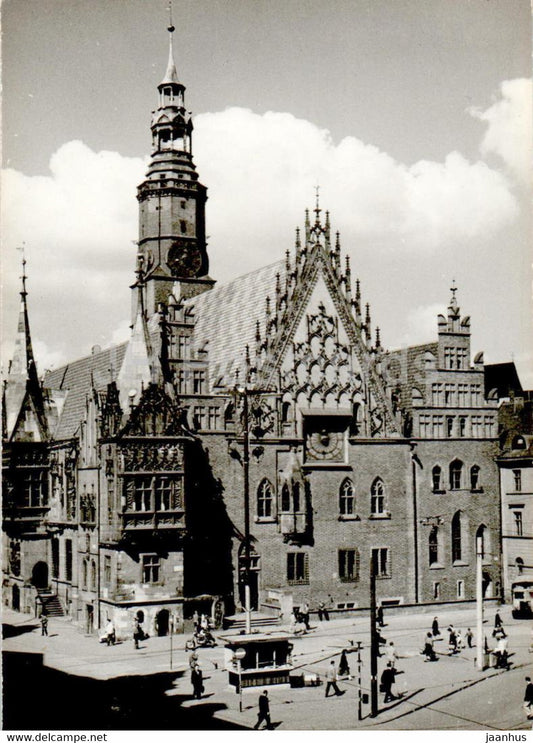 Wroclaw - Ratusza - Town Hall - 36-01 - old postcard - Poland - unused - JH Postcards