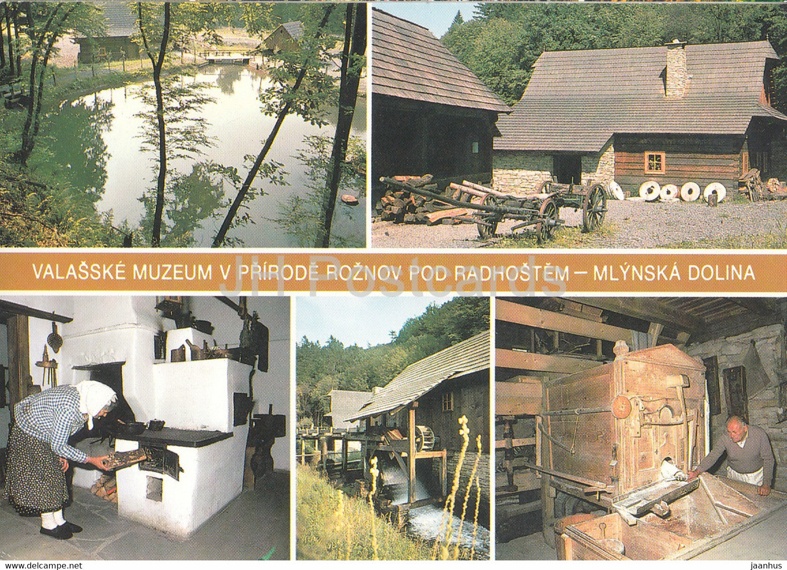 Valasske muzeum v prirode - Roznov Pod Radhostem - Wallachian Open Air Museum - 1 - 1990 - Czech Republic - used - JH Postcards