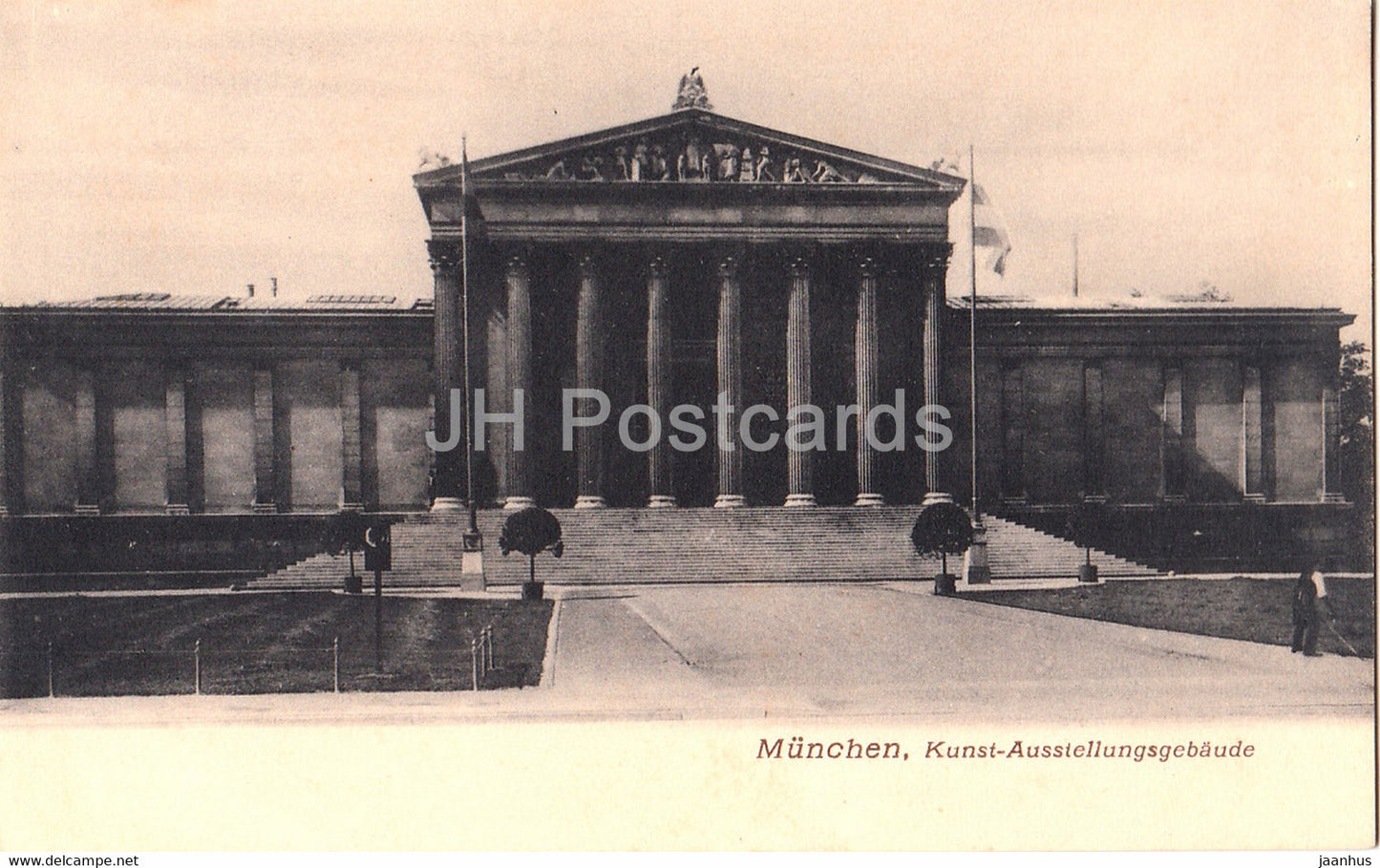 Munchen - Kunst Ausstellungsgebaude - Munich - 7227 - old postcard - Germany - unused - JH Postcards