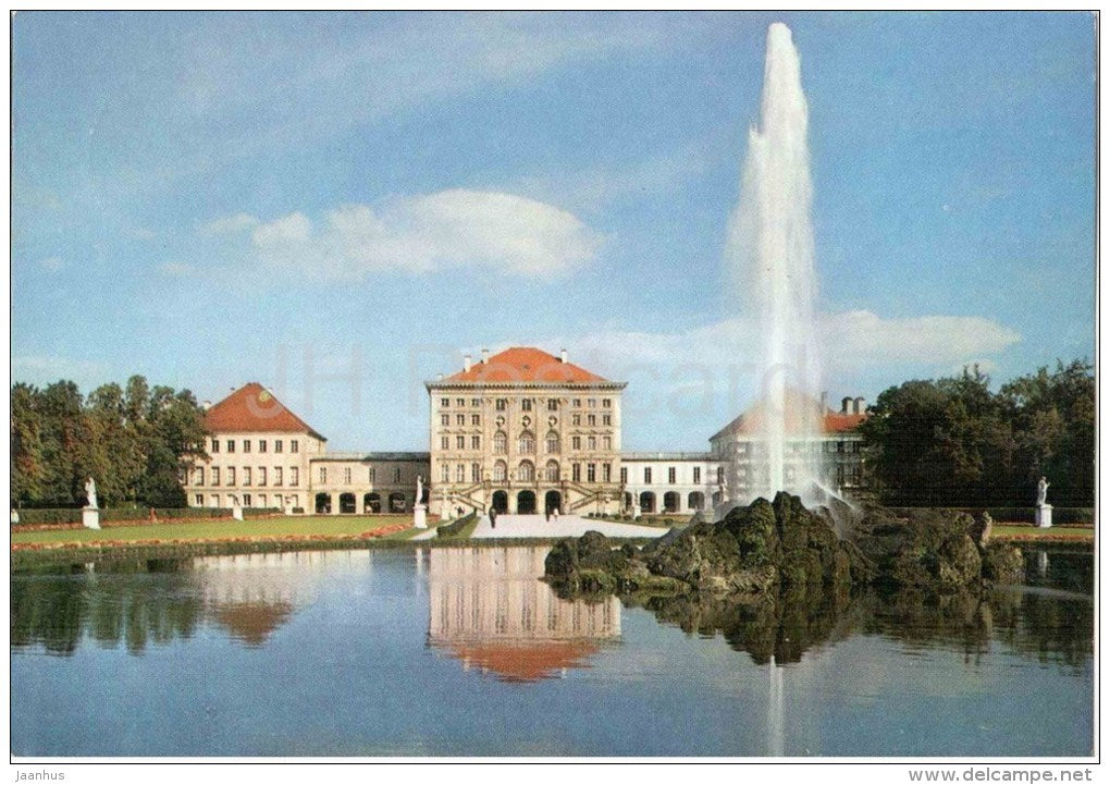 Schloss Nymphenburg , München - Germany - 1976 gelaufen - JH Postcards