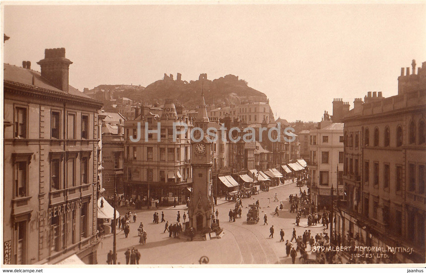 Hastings - Albert Memorial - 379 - old postcard - England - United Kingdom - unused - JH Postcards