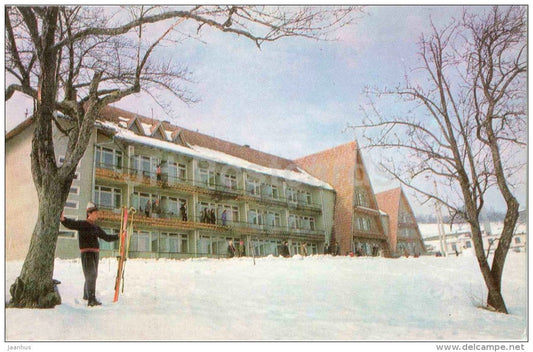 tourists base Karpatskiye Zori in Kosovi village - Carpathians - Karpaty - 1980 - Ukraine USSR - unused - JH Postcards