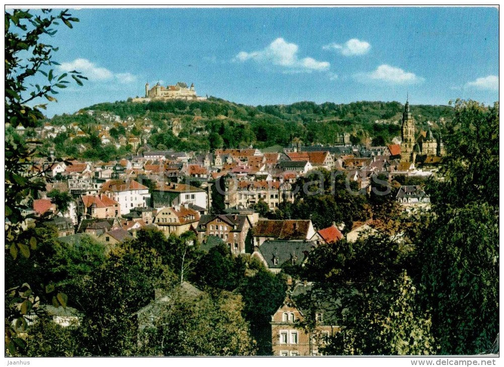 Blick auf Coburg - Germany - 1970 gelaufen - JH Postcards