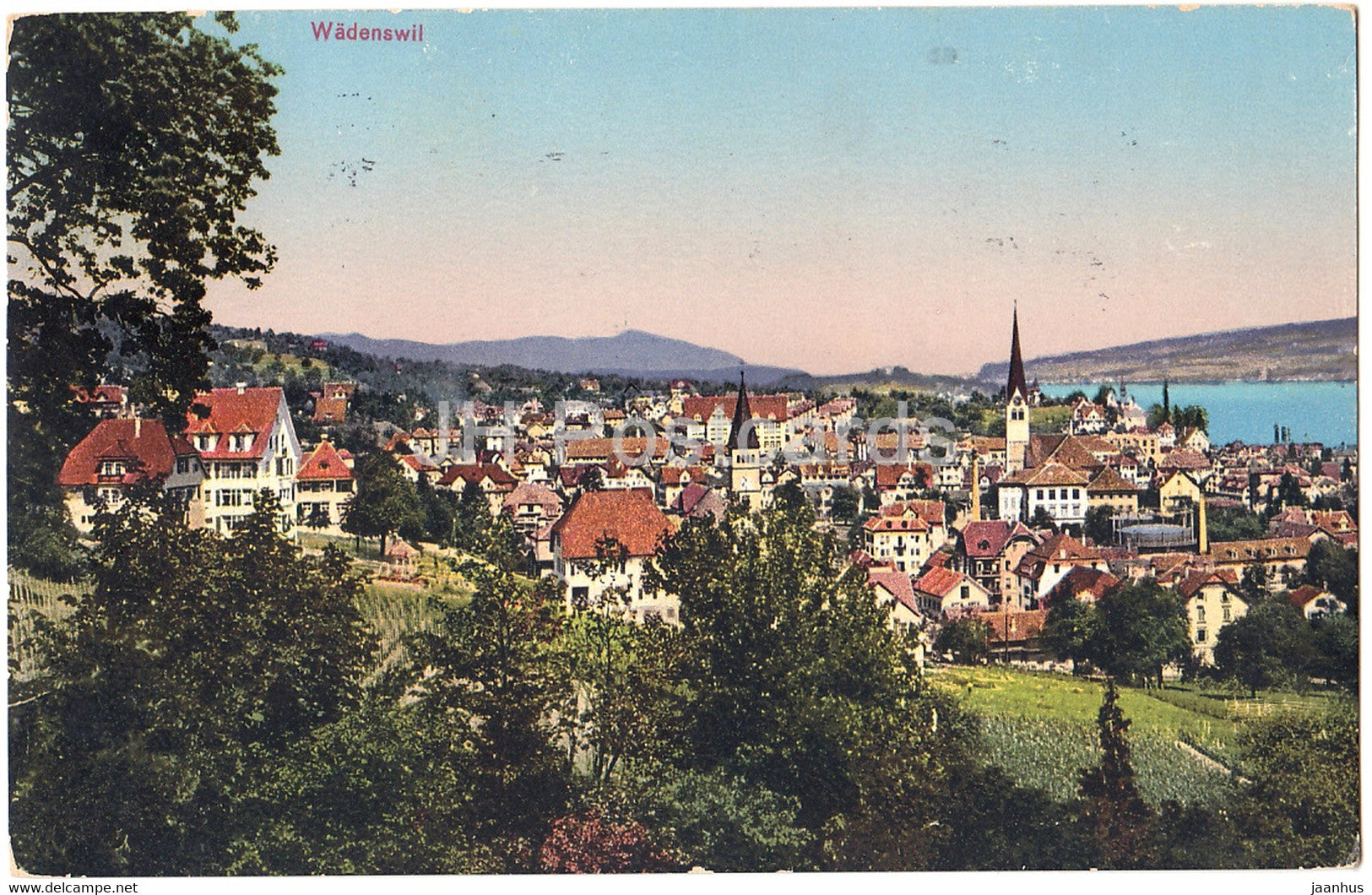 Wadenswil - old postcard - 1913 - Switzerland - used - JH Postcards