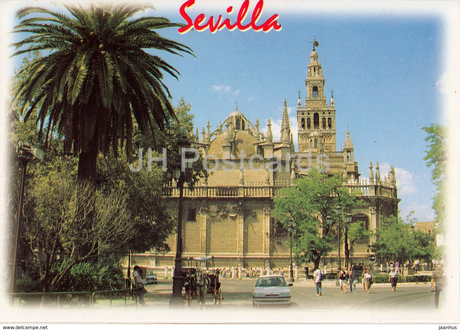 Sevilla - Giralda y Catedral - Giralda and Cathedral - 4 - Spain - unused - JH Postcards