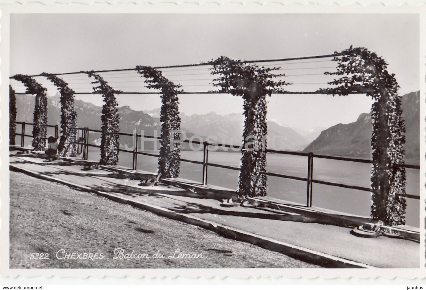 Chexbres - Balcon du Leman - 5322 - Switzerland - 1958 - used - JH Postcards