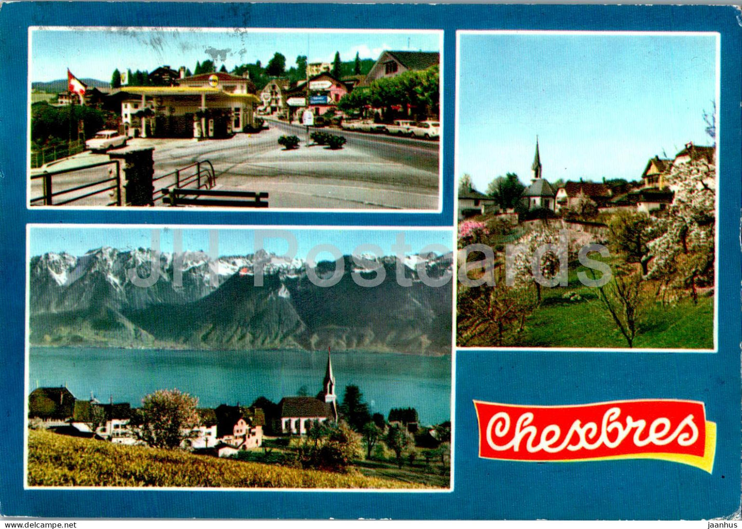 Chexbres - multiview - 1970 - Switzerland - used - JH Postcards