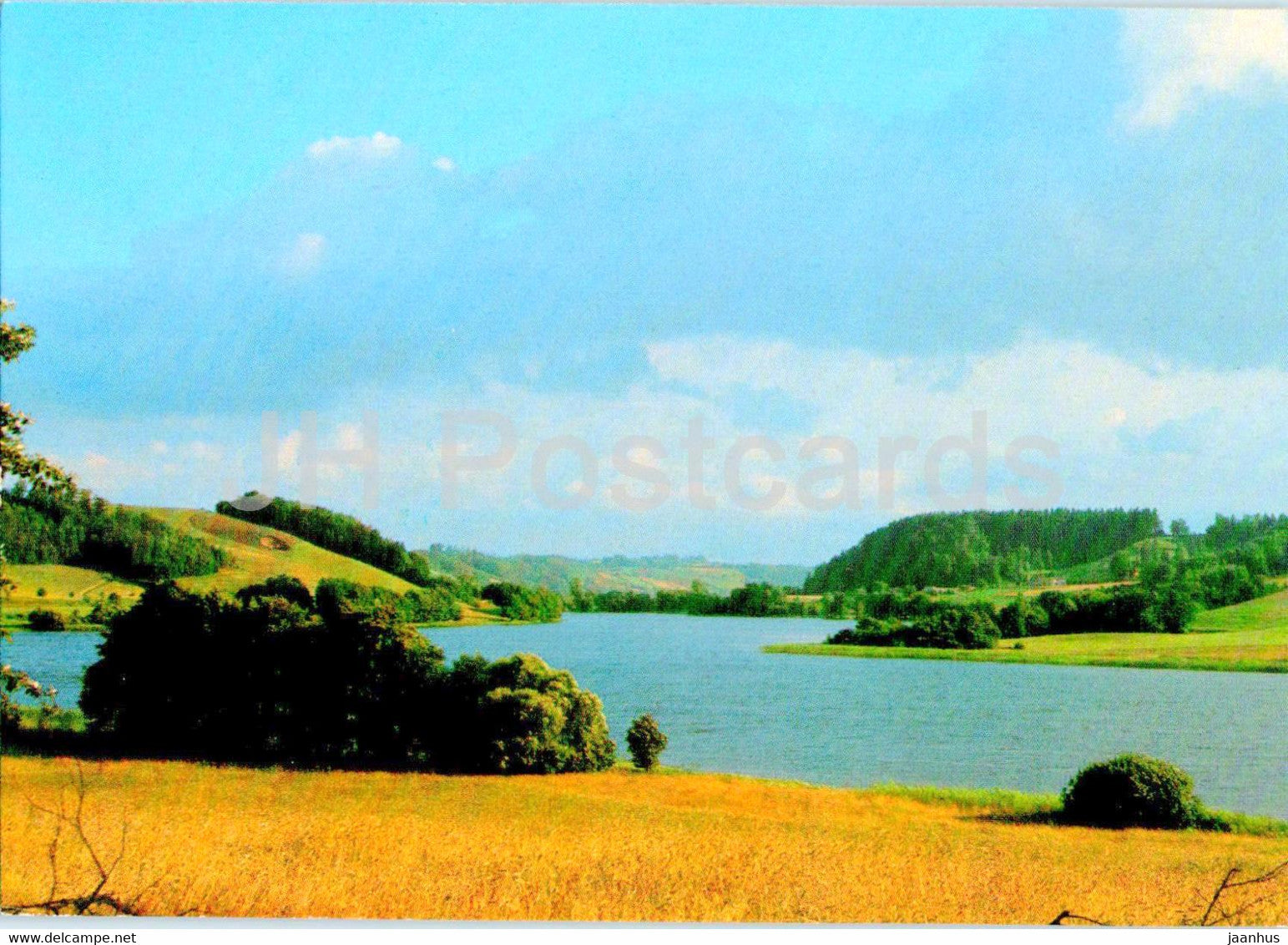 Pojezierze Kaszubskie - Jezioro Radunskie - Kashubian Lake District - lake - Poland - unused - JH Postcards