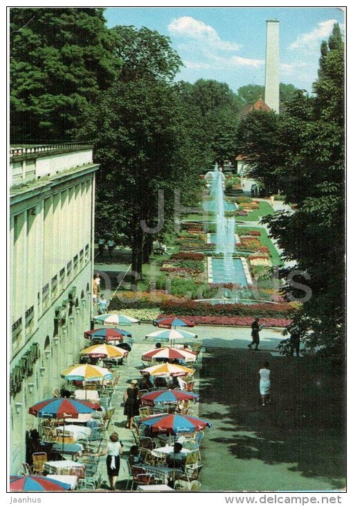 Sanatorium Eilsen der LVA Hannover - Bad Eilsen - Kurpark - 4963 - Germany - 1969 gelaufen - JH Postcards