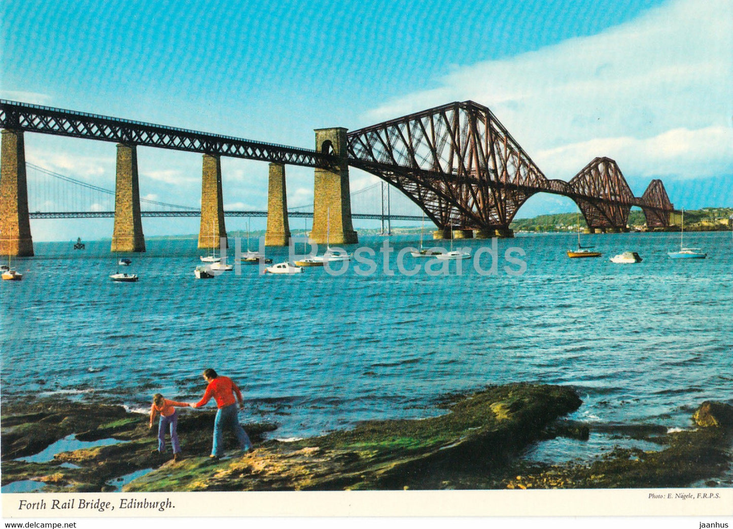 Forth Rail Bridge - Edinburgh - Scotland - United Kingdom - unused - JH Postcards