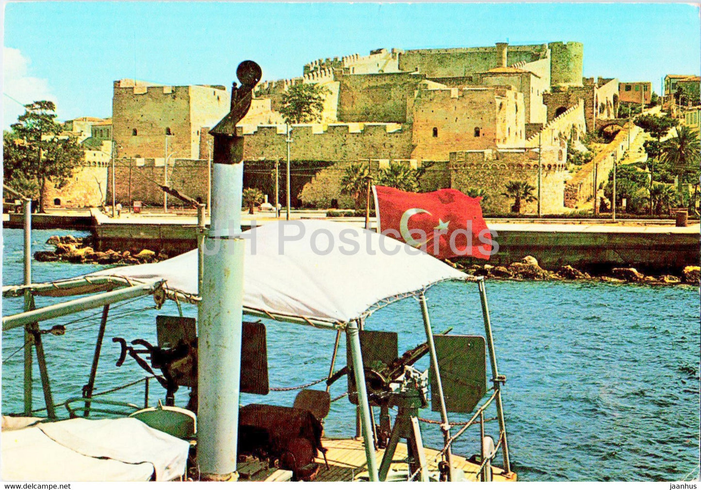 Cesme - Izmir - Citadel - boat - Keskin - Turkey - used - JH Postcards