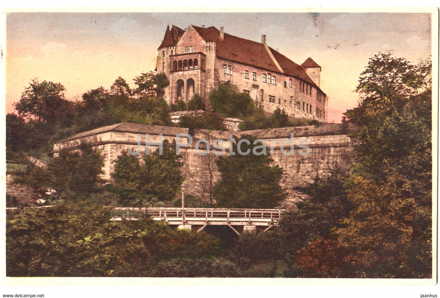 Nurnberg - Burg von Westen - Nuremberg - 122 - old postcard - Germany - unused - JH Postcards