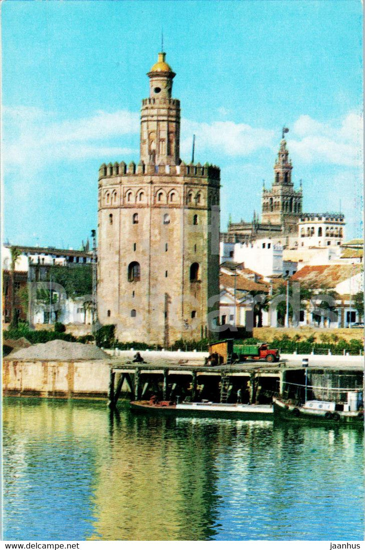 Sevilla - Torre del Oro - 1159 - Spain - unused - JH Postcards