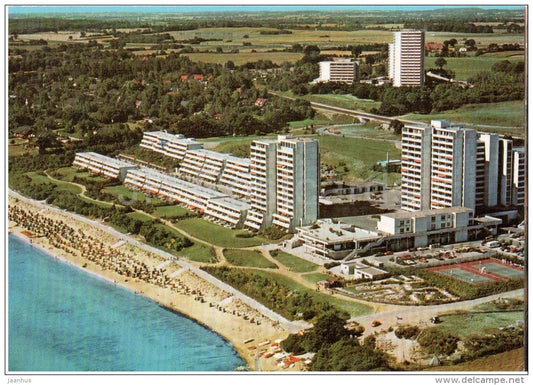 Ostseebad Sierksdorf - Ferienpark - strand - beach - Germany - 1981 gelaufen - JH Postcards