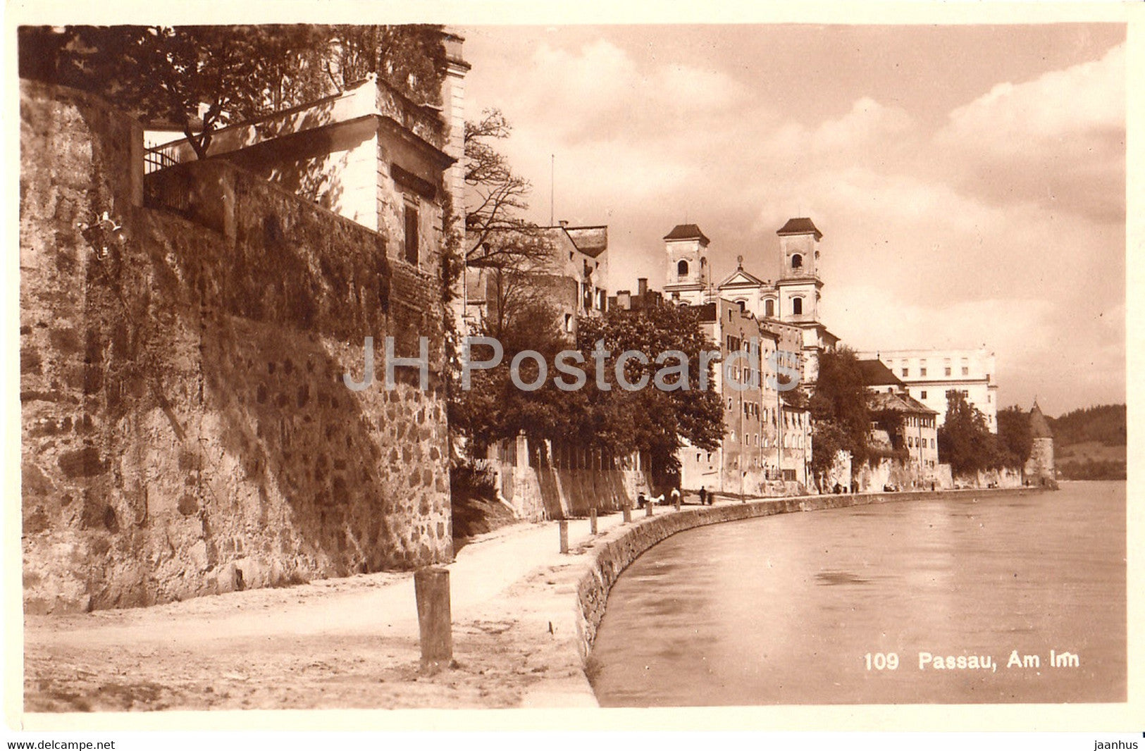 Passau am Inn - 109 - old postcard - Germany - unused - JH Postcards