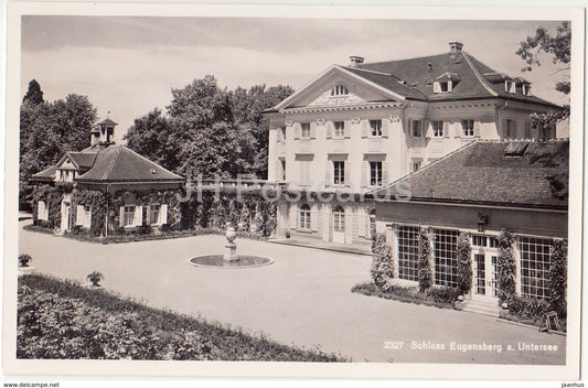 Schloss Eugensberg a. Untersee - castle - 2327 - Switzerland - old postcard - unused - JH Postcards