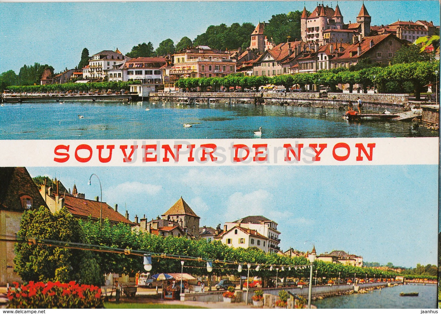 Souvenir de Nyon - general view - NY 3 - Switzerland - unused - JH Postcards