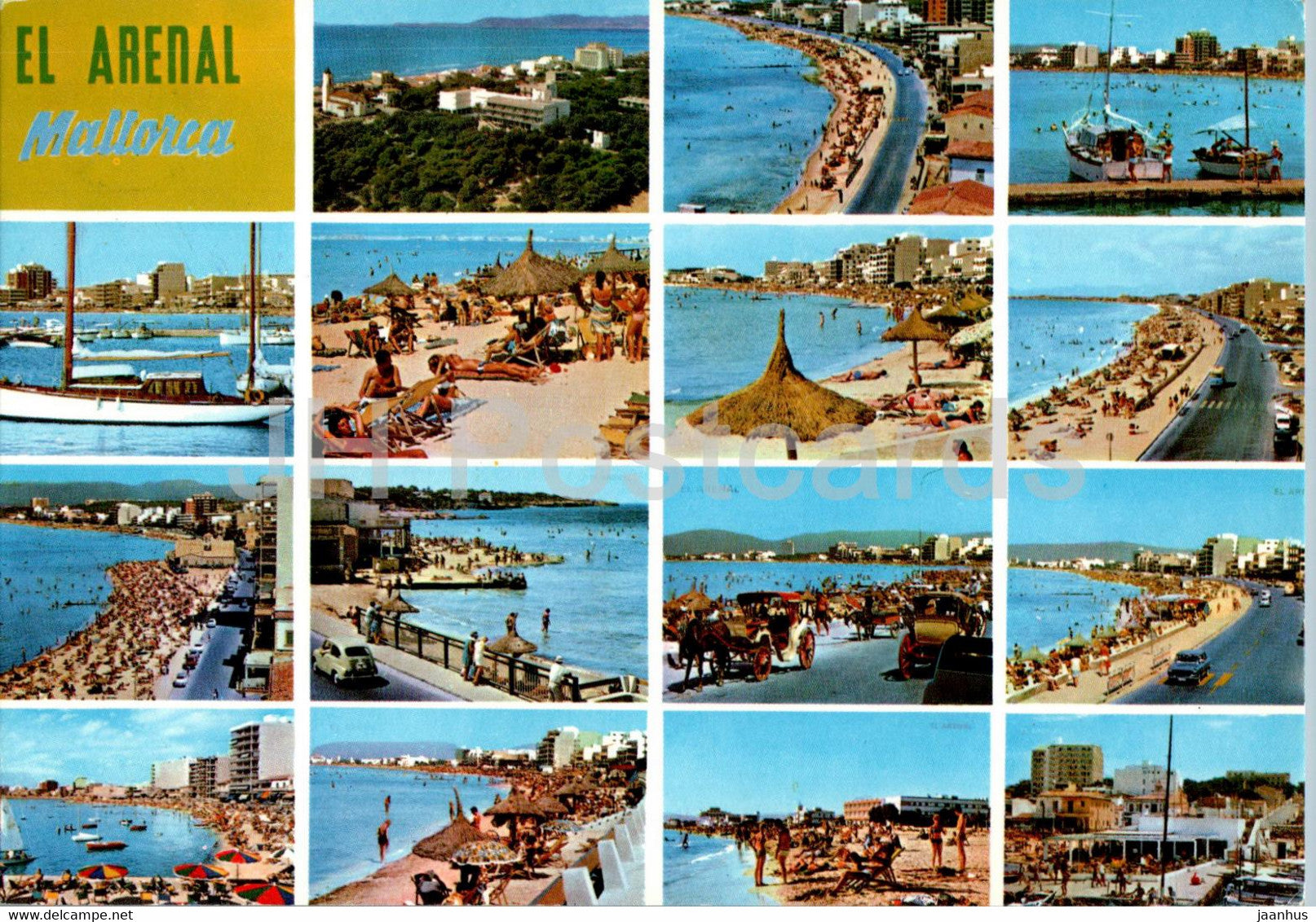 El Arenal - Mallorca - multiview - 5127 - Spain - unused - JH Postcards